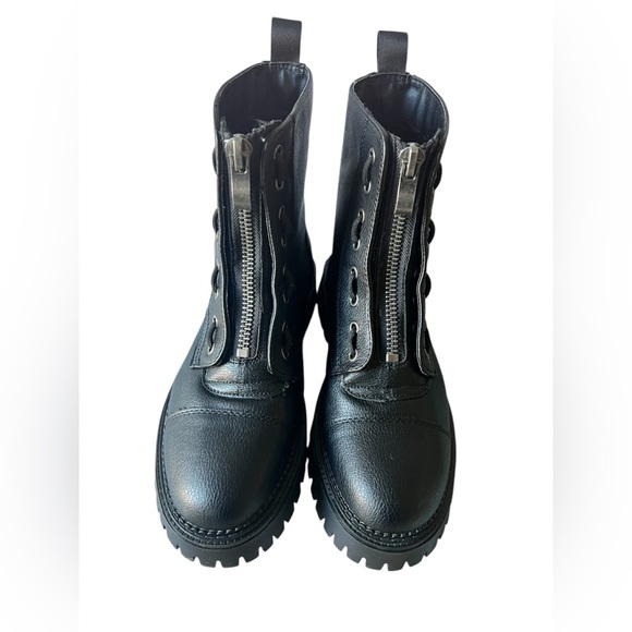 Sincerely Jules zipper platform boots 8.5 - Picture 3 of 6
